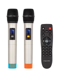 Aktywna kolumna głośnikowa Głośnik Bluetooth Krüger&amp;Matz 40W USB FM SD + pilot + 2 mikrofony bezprzewodowe