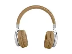 Bezprzewodowe Bluetooth słuchawki złote  LTC SYMPHONY mikrofon FM SD AUX