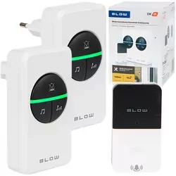 Bezprzewodowy dzwonek do drzwi Blow KINETIC DK-21 biały