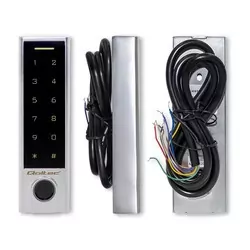 Dotykowy zamek szyfrowy z czytnikiem linii papilarnych RFID Qoltec Proteus kod karta brelok dzwonek