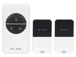 Dzwonek bezprzewodowy Blow KINETIC DK-12 biały do drzwi