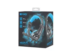 Gamingowe słuchawki nauszne  z mikrofonem FURY WILDCAT dla graczy