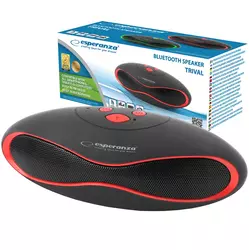 Głośnik Bluetooth Esperanza Trival, czarny, 3W, FM, USB, czytnik kart