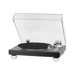 Gramofon Kruger&amp;Matz TT-602 srebrny, USB, digitalizacja, RCA, przedwzmacniacz