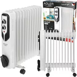 Grzejnik olejowy 11 żeberek Adler AD 7817 2500 W