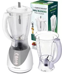 Kielichowy blender Esperanza PINA COLADA 1,5L 350W - szary