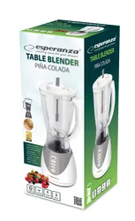 Kielichowy blender Esperanza PINA COLADA 1,5L 350W - szary