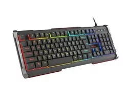 KLAWIATURA DLA GRACZY GENESIS RHOD 400 RGB ALU Z PODŚWIETLENIEM