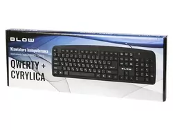 Komputerowa klawiatura BLOW KP-104 QWERTY + CYRYLICA