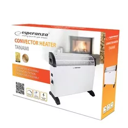 Konwektorowy grzejnik 750W/1250W/2000W Esperanza TANAMI