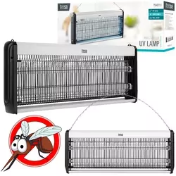 Lampa owadobójcza TEESA UV 2x10W rażąca na komary muchy ćmy