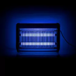 Lampa owadobójcza TEESA UV 2x10W rażąca na komary muchy ćmy