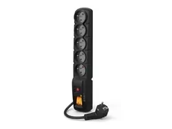 Listwa zasilająca ACAR F5 230V PL czarna 3m 5X