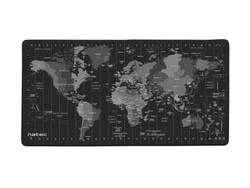 Mata na biurko podkładka NATEC TIME ZONE MAP MAXI 800x400mm mapa ziemi