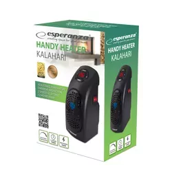 Mini termowentylator ogrzewacz do kontaktu 400W Esperanza KALAHARI bez kabli