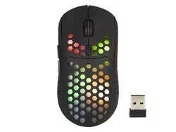 Mysz gamingowa bezprzewodowa BLOW FLASH + mata  podświetlana LED GRB + chłodząca  podstawka