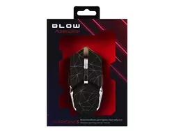 Mysz gamingowa bezprzewodowa BLOW HURRICANE 3 + mata podświetlana LED GRB