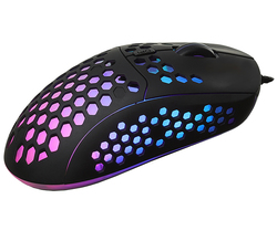 Podświetlana gamingowa mysz dla graczy ART AM-99 ultralekka 6400DPI RGB