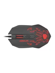 Podświetlana gamingowa mysz FURY BRAWLER + mata podświetlana 