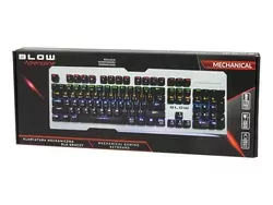 Podświetlana mechaniczna klawiatura BLOW MECHANICAL RGB metalowa