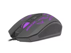 Podświetlana mysz gamingowa FURY BRAWLER + mata + słuchawki z mikrofonem