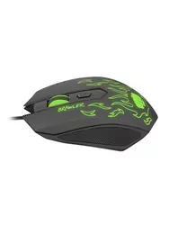 Podświetlana mysz gamingowa FURY BRAWLER + mata + słuchawki z mikrofonem