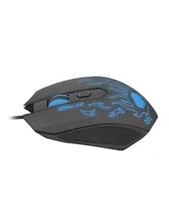 Podświetlana mysz gamingowa FURY BRAWLER + mata + słuchawki z mikrofonem