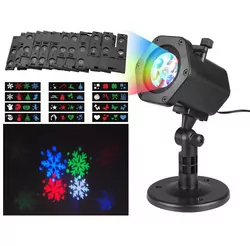 Projektor ogrodowy LED LTC, 12 efektów świetlnych, trwałość 10 000h, IP65