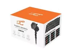 Projektor ogrodowy LED LTC, 12 efektów świetlnych, trwałość 10 000h, IP65