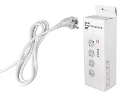Przedłużacz Smart Home listwa LTC sterowana zdalnie 1.8m WiFi 4x SCHUKO 16A   4x USB 3.1A biała