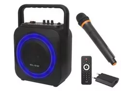 Przenośny głośnik bluetooth BLOW BT800 100W   mikrofon   pilot USB SD FM AUX