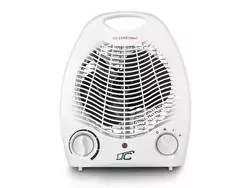 Regulowany termowentylator 2000W LTC - biały