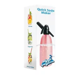 Saturator do wody QUICK SODA SA-01 syfon 1L różowy special edition
