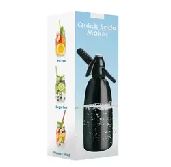 Saturator do wody syfon QUICK SODA SA-01C 1L czarny