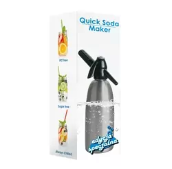 Saturator do wody syfon szary 1L QUICK SODA SA-01- special edition
