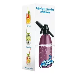 Saturator syfon do wody 1L fioletowy QUICK SODA SA-01 - special edition