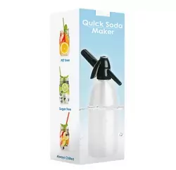 Saturator syfon do wody biały QUICK SODA SA-01B1L