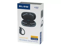 Słuchawki bezprzewodowe BLOW BTE800 black, Bluetooth 5.3, odporność na kurz i wodę