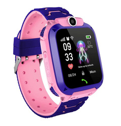 Smartwatch zegarek dla dzieci Q12 różowy wodoodporny
