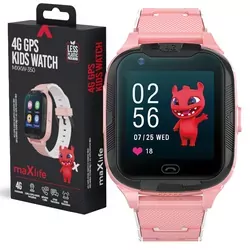 Smartwatch zegarek GPS WiFi Maxlife MXKW-350 dla dzieci różowy