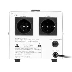 Stabilizator napięcia automatyczny KEMOT MSER-1000 1000VA serwomotor