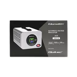 Stabilizator napięcia AVR PRO 1000VA 3% 800W automatyczny Qoltec