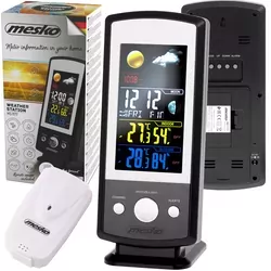 Stacja pogodowa data godzina budzik Mesko MS 1177