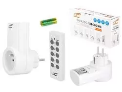 Sterowane pilotem gniazdo sieciowe LTC  5x zdalnie sterowane gniazdo