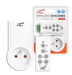 Sterowane pilotem gniazdo sieciowe LTC  zdalnie sterowane