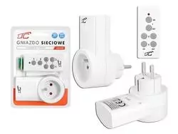Sterowane pilotem gniazdo sieciowe LTC  zdalnie sterowane