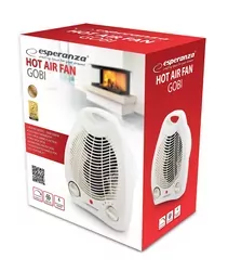 Termowentylator Esperanza GOBI regulacja nawiewu 1000W/2000W farelka z termostatem