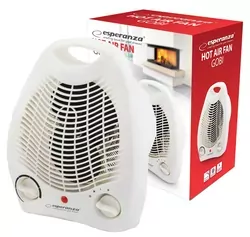 Termowentylator Esperanza GOBI regulacja nawiewu 1000W/2000W farelka z termostatem