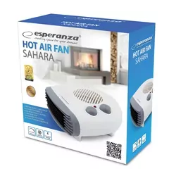 Termowentylator Esperanza SAHARA 1000W/2000W farelka z termostatem regulacja nawiewu