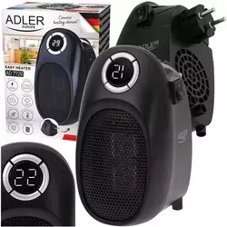 Termowentylator ogrzewacz Adler AD 7726 1500W Easy heater do kontaktu bez kabli